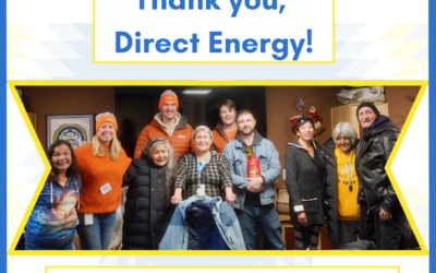 Thank You Direct Energy: Major Winter Outreach Donation