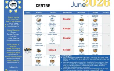 June 2026 Elder’s Drop-In Centre Calendar: Events and Activities
