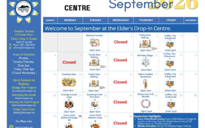 September 2026 Elder’s Drop-In Centre Calendar: Events and Activities