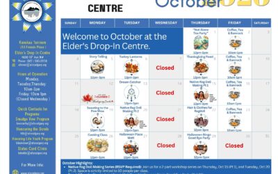 October 2026 Elder’s Drop-In Centre Calendar: Events and Activities